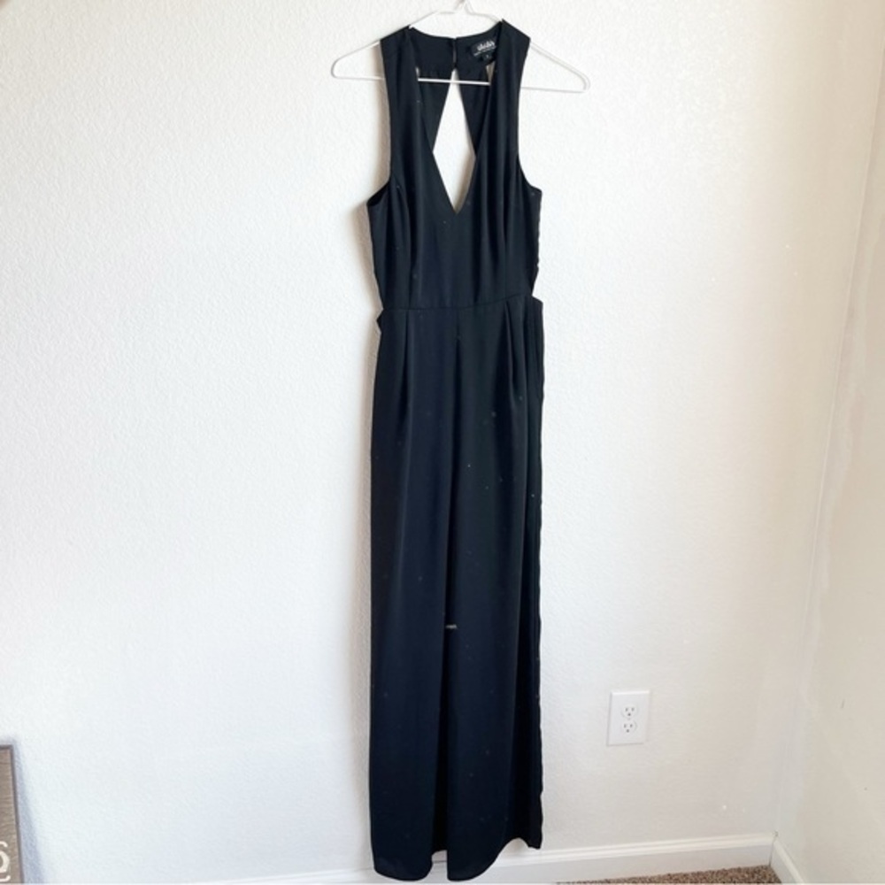 Lulus black sleeveless jumpsuit size small